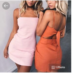 princess polly tie back dress